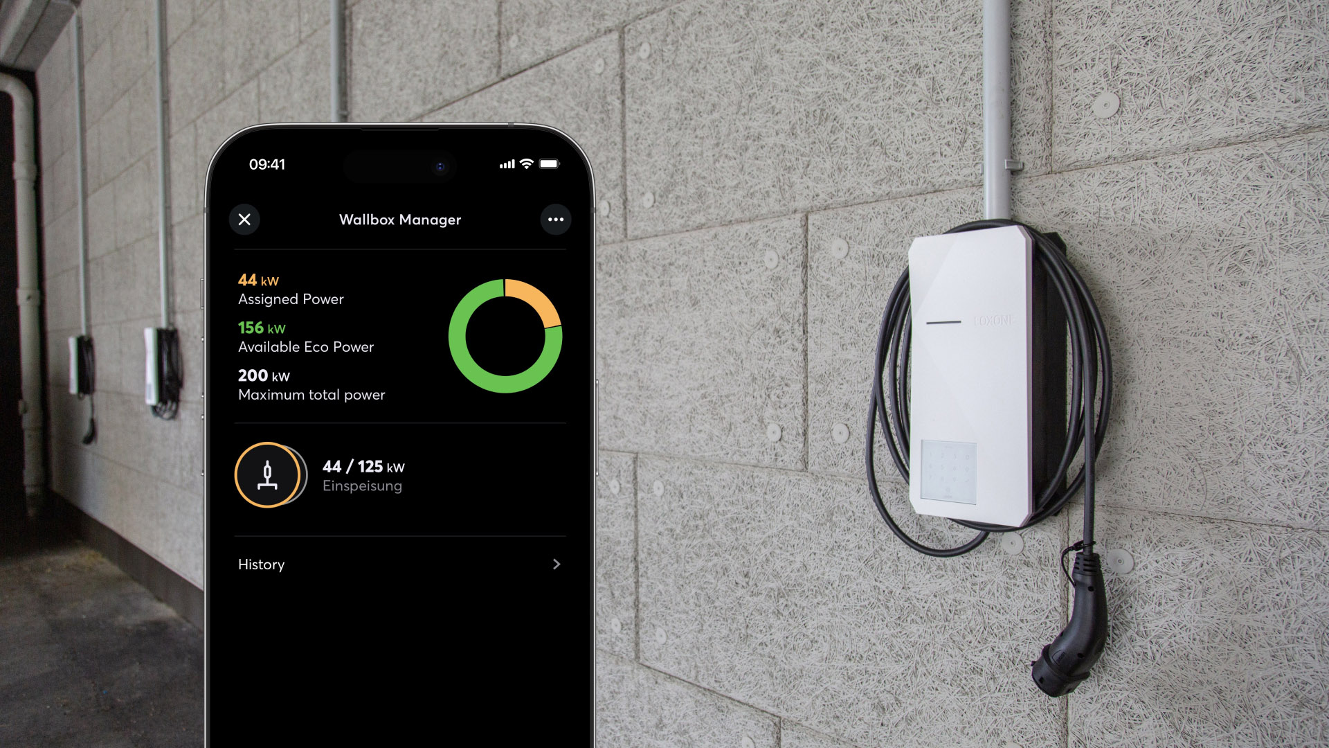 PH-Blog-Campus Tour-Parkdeck-2 Der Wallbox Manager macht elektrisches Laden mit einer PV Anlage kinderleicht.