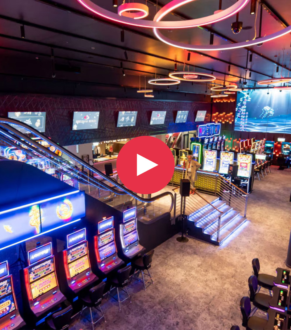 Beleuchtung Spielbank Berlin mit MilliSense Beeindruckende Casinobeleuchtung automatisiert mit MilliSense