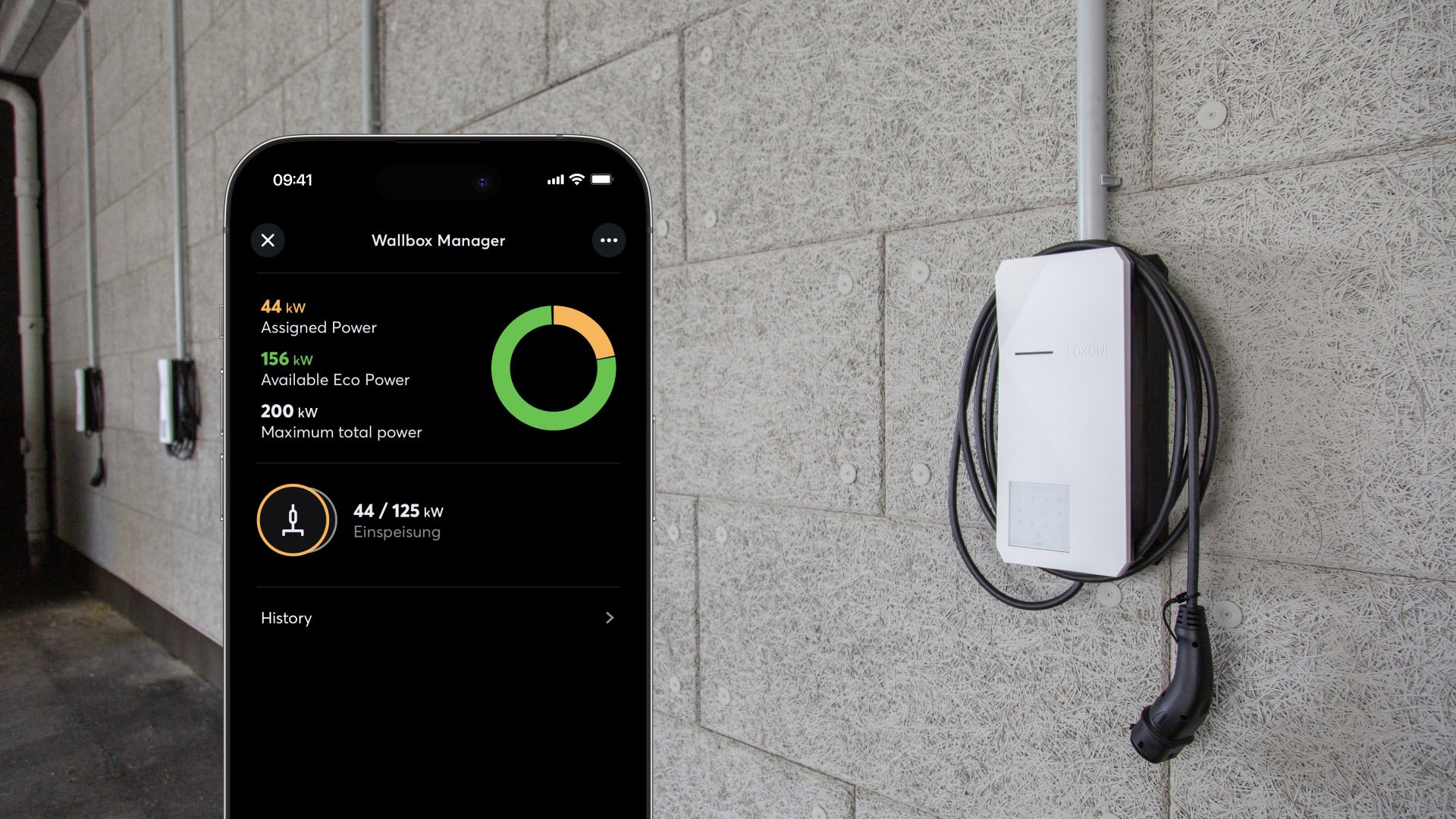 PH-Blog-Campus Tour-Parkdeck-2 Der Wallbox Manager macht elektrisches Laden mit einer PV Anlage kinderleicht.